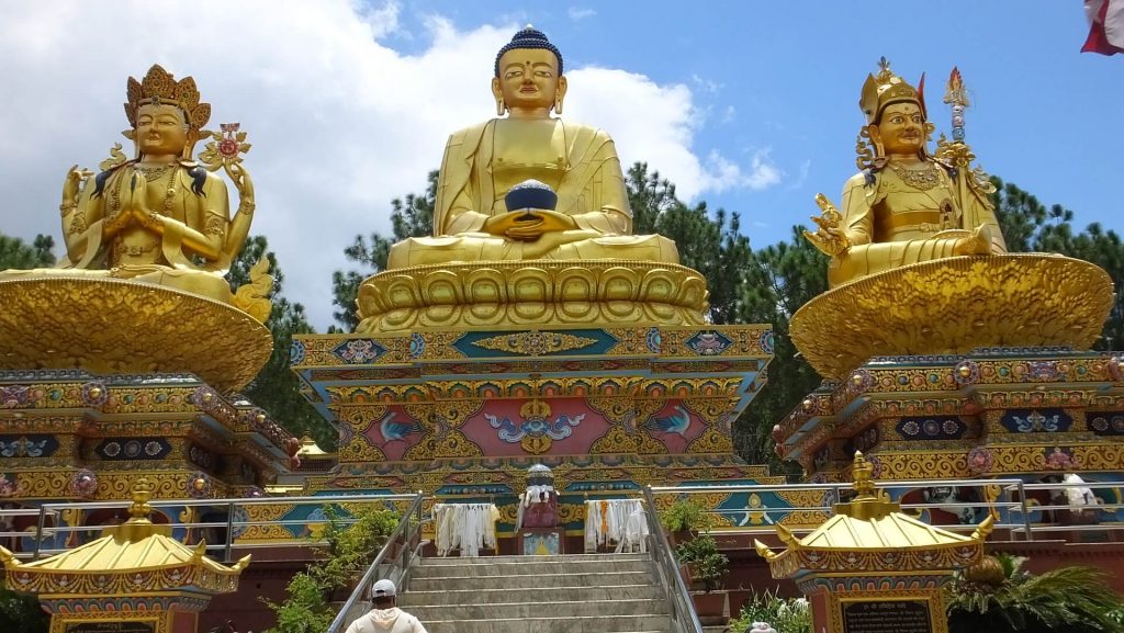Three Giant Buddha at Amideva Buddha Park